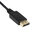 Short DisplayPort to DVI (Female) Adapter Cable (25cm)